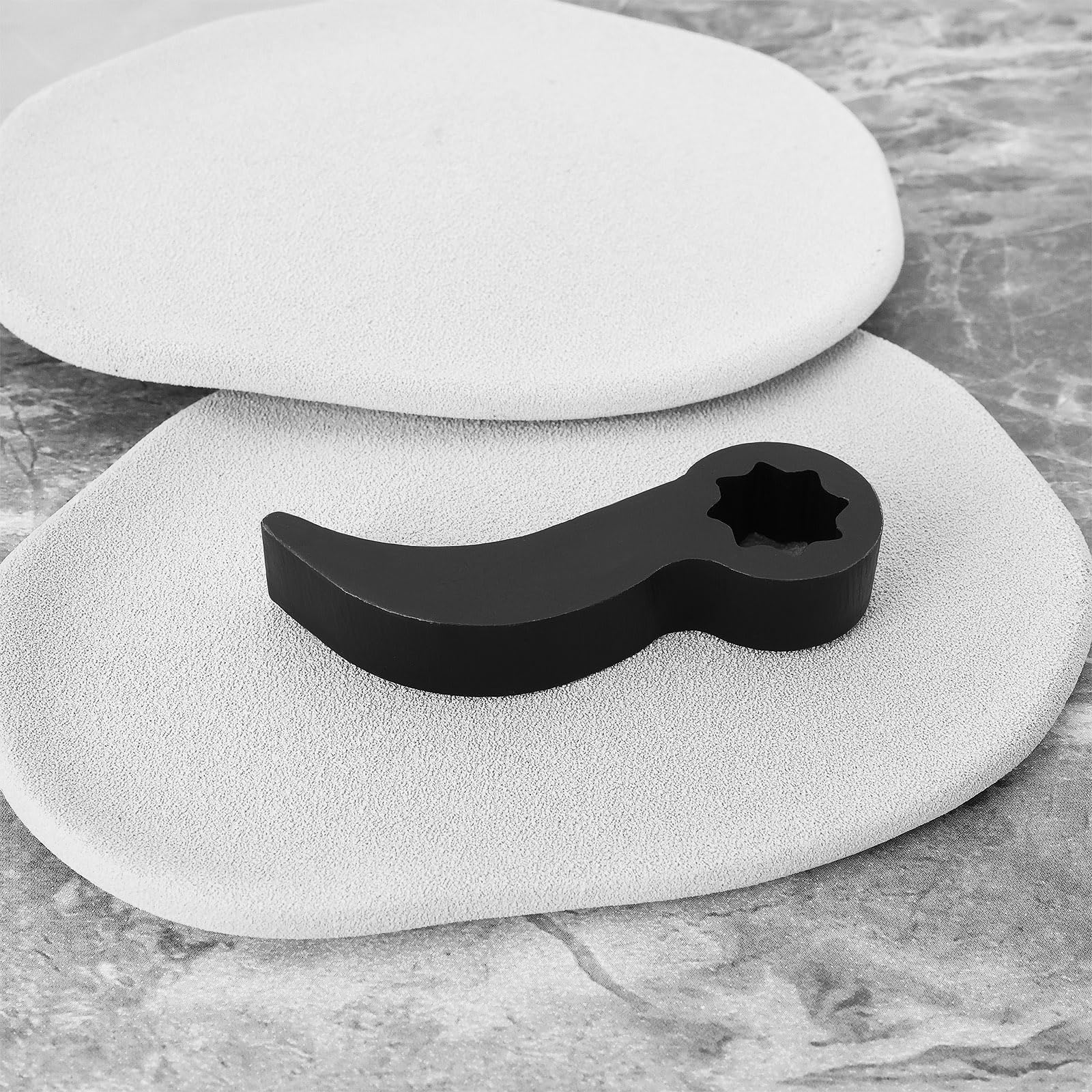 Adaptador de Cabeza de Palanca de 1/2" para Llave de Palanca de 75 Mm Herramienta de Palanca para Adaptarse A Barra Rompedora D de 1/2" O Trinquete de Reparación de Automóviles Color Negro