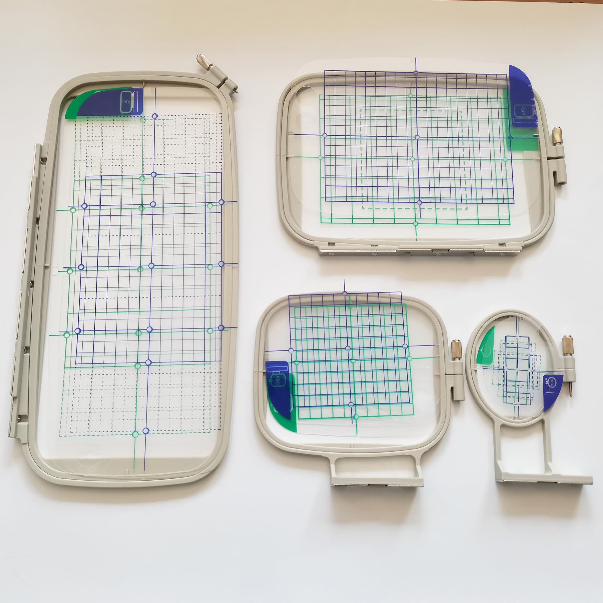 Amazon.com: HONEYSEW Embroidery Machine Hoops 4 in 1 Set for
