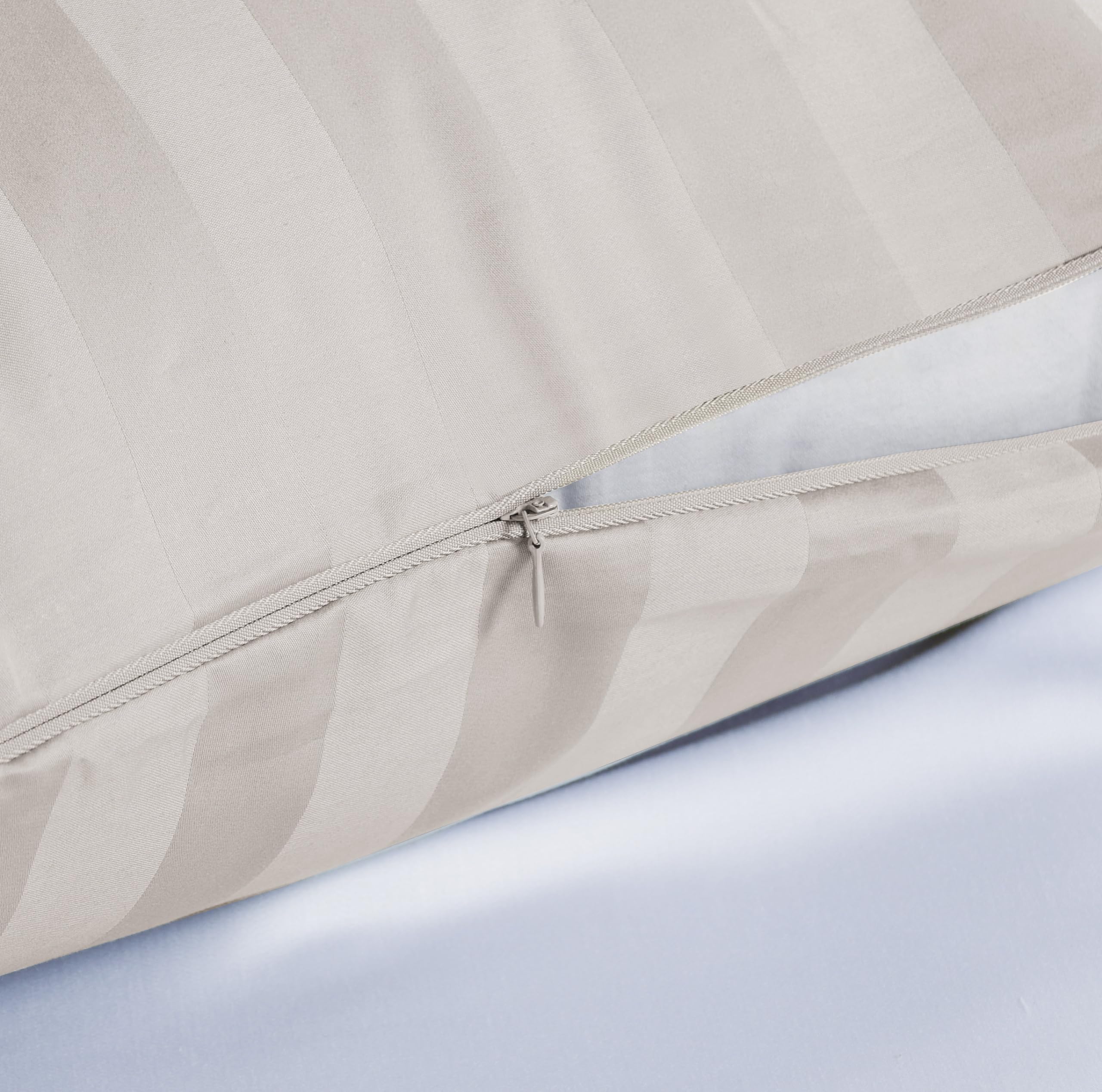 100% cotone egiziano king size federe con cerniera set di 4