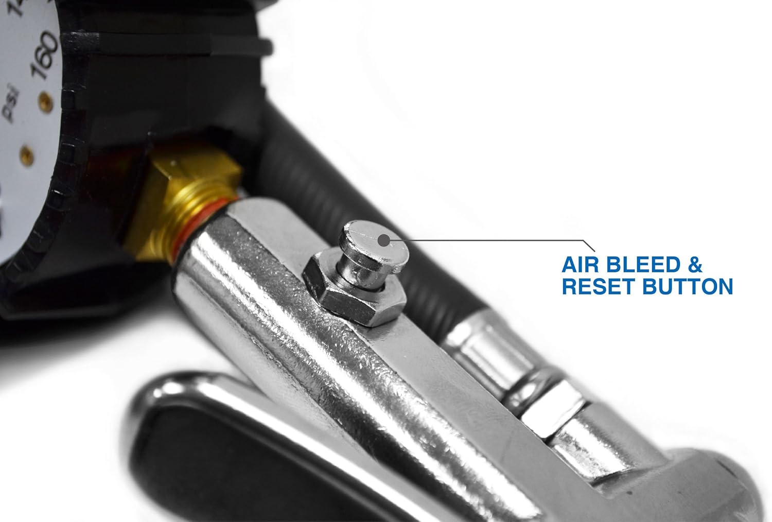 Astro Pneumatic Tool 3083 2.5" Dial Tire Inflator with Locking & Dual Chucks