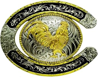 Moranse Rooster Belt Buckle With Animal Symbol Western Cowboy Style