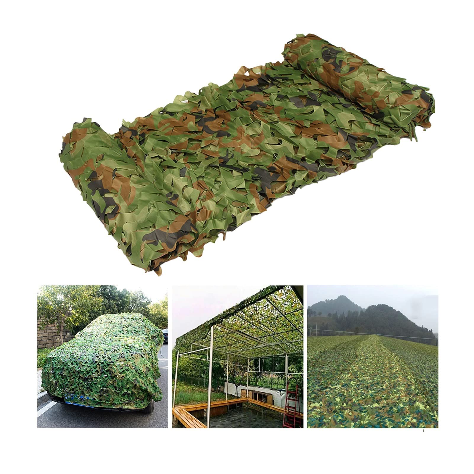 Filet de camouflage de jardin léger ombrage extérieur durable pour terrasse
