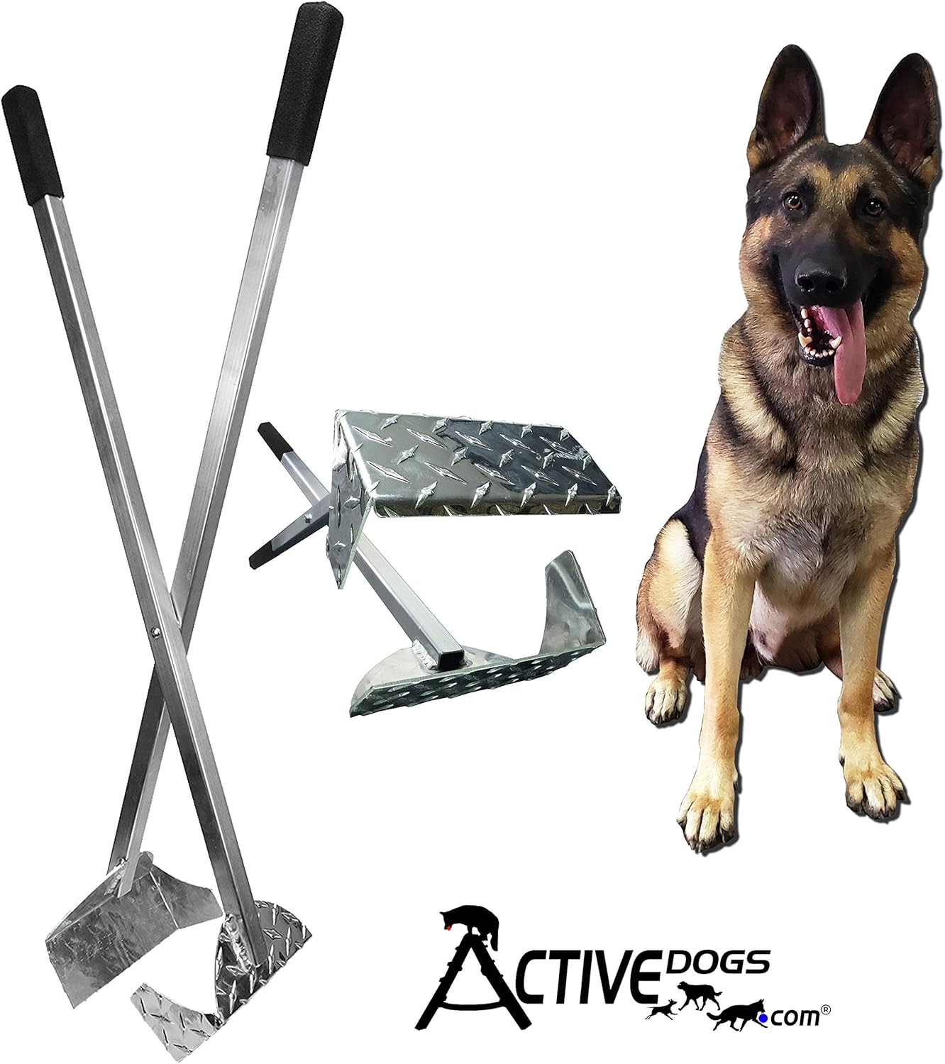 ActiveDogs Best Ever Dog Poop Scooper, Flat Style Pet Waste Removal Solid Welded