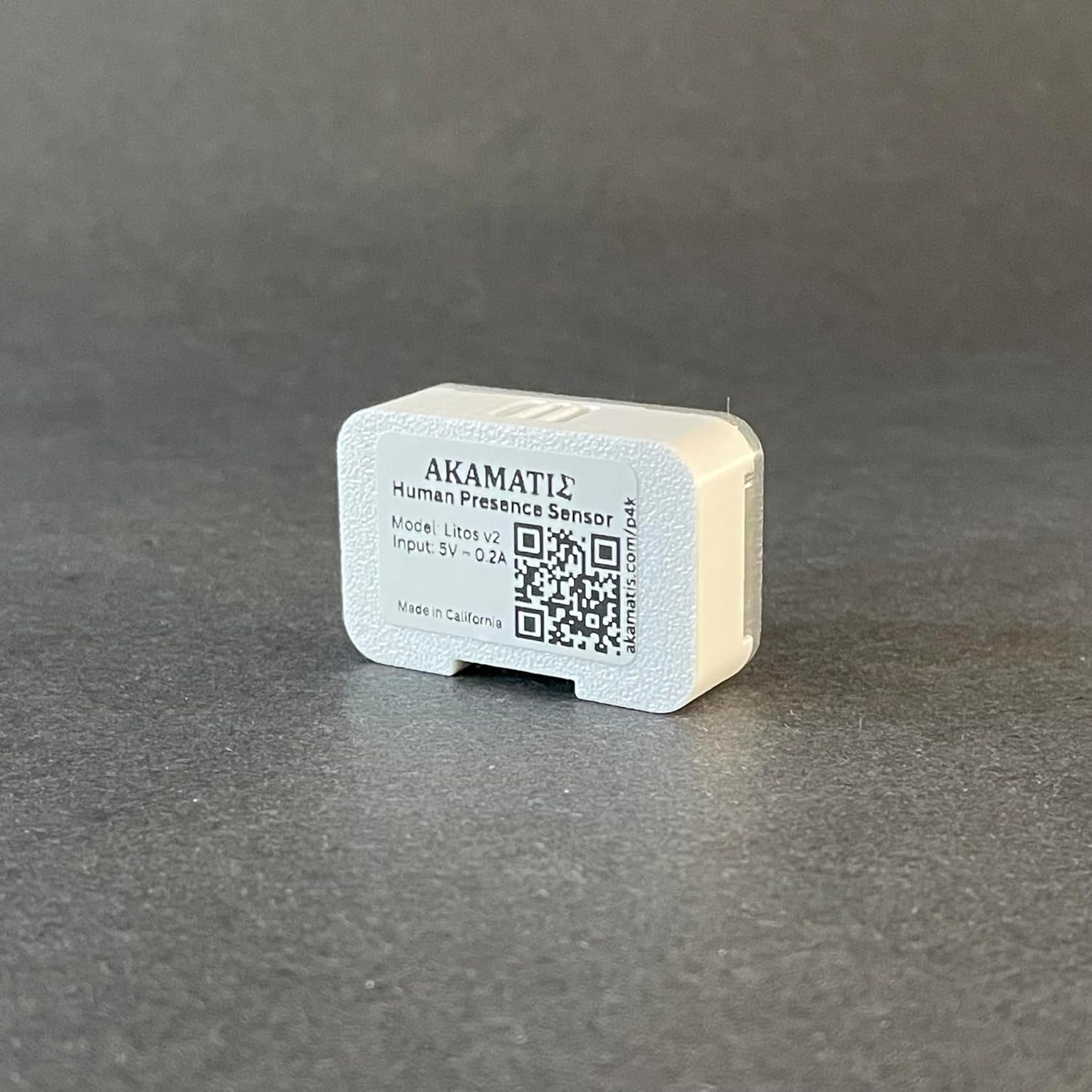 AKAMATIS Human Presence & Light Sensor Litos v2 for Home Assistant, 2.4 GHz WiFi (Seeed C3 with External Antenna + LD2410B + VEML7700)