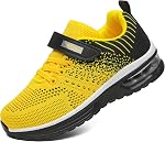 Kids Running Shoes for Boys and Girls, Lightweight Breathable Cushion Sneakers, Athletic Tennis Walking Sports Shoes
