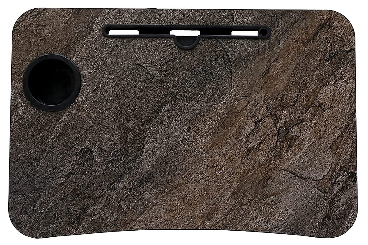 BAOK Laptop Table - Adjustable Height and Angle for Comfortable Ergonomic Computing(Stone)