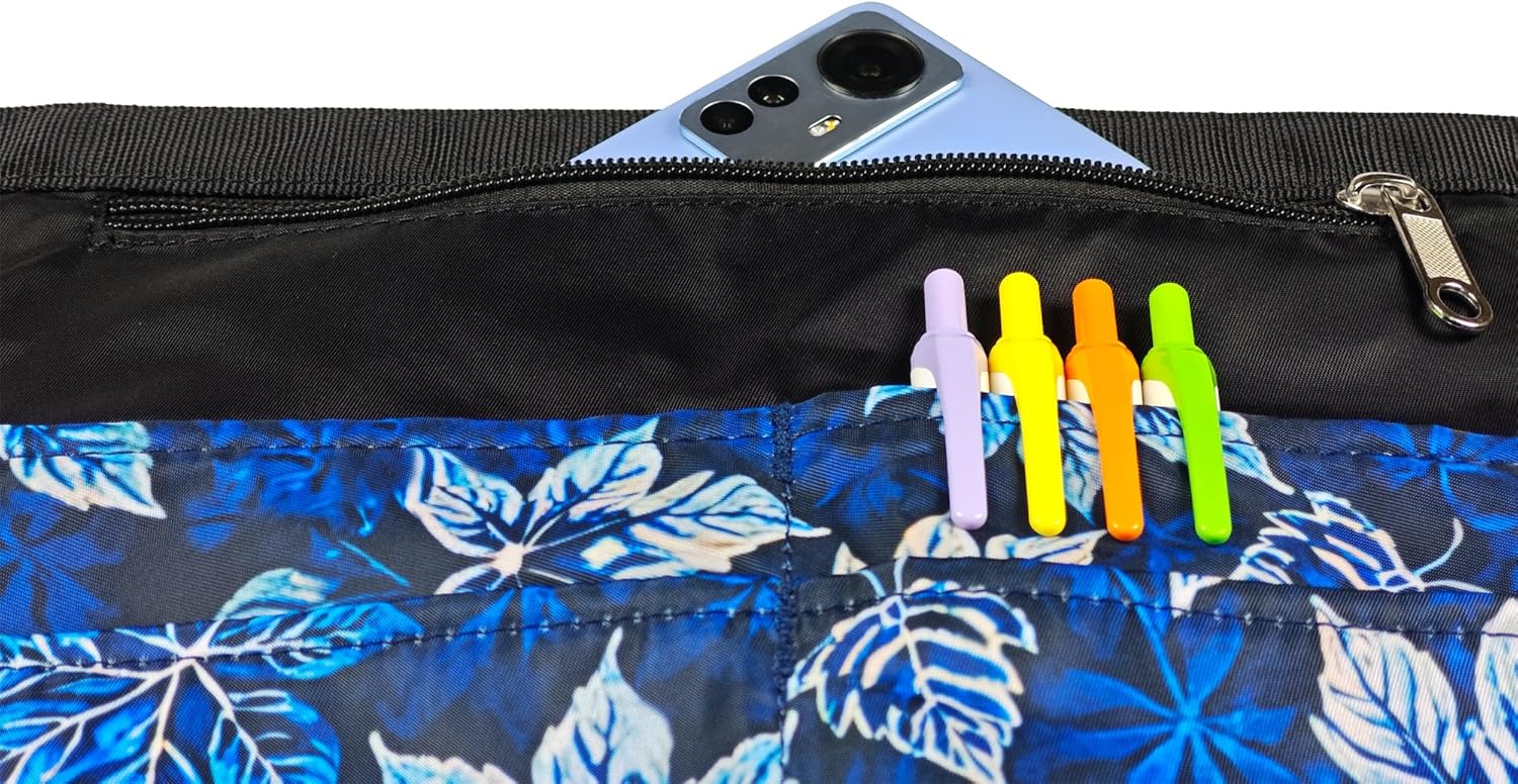 Waterproof Server Apron for Women with 5 Pockets,Quickly Put on and Take off Waitress Aprons,Work Apron for Bartender Barista - Image 6