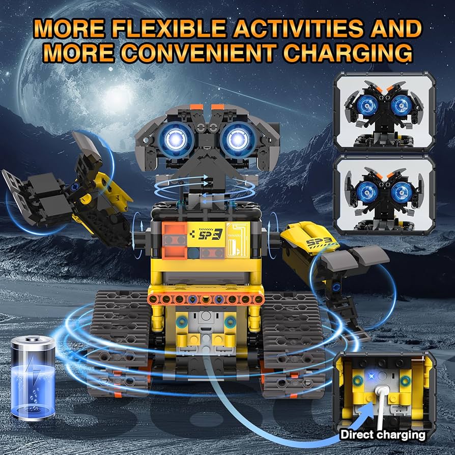 ロボット kntoy65-0832 L BUILD Amazon.com: 5 in1 Stem Robot Building Kit for Kids Ages 8-13