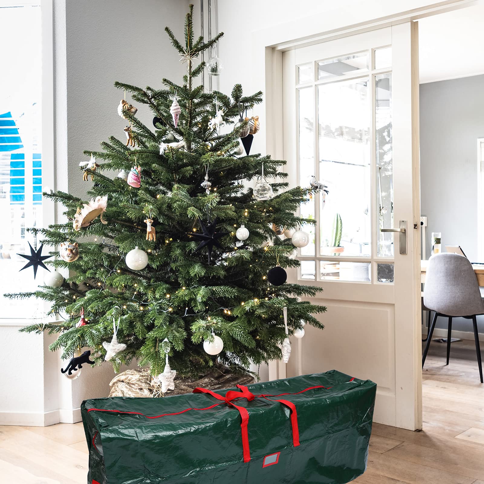 PRETYZOOM 1pezzi Borsa per Albero di Natale di Borsa per Riporre Mobili Organizer per Casa