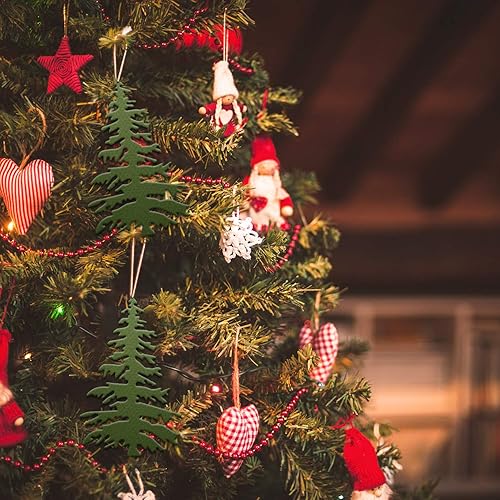 Miniatura 4 de Patelai 17 troqueles de corte de árbol de Navidad, troqueles de plantas para hacer tarjetas, plantillas de álbumes de recortes de Navidad de Acción