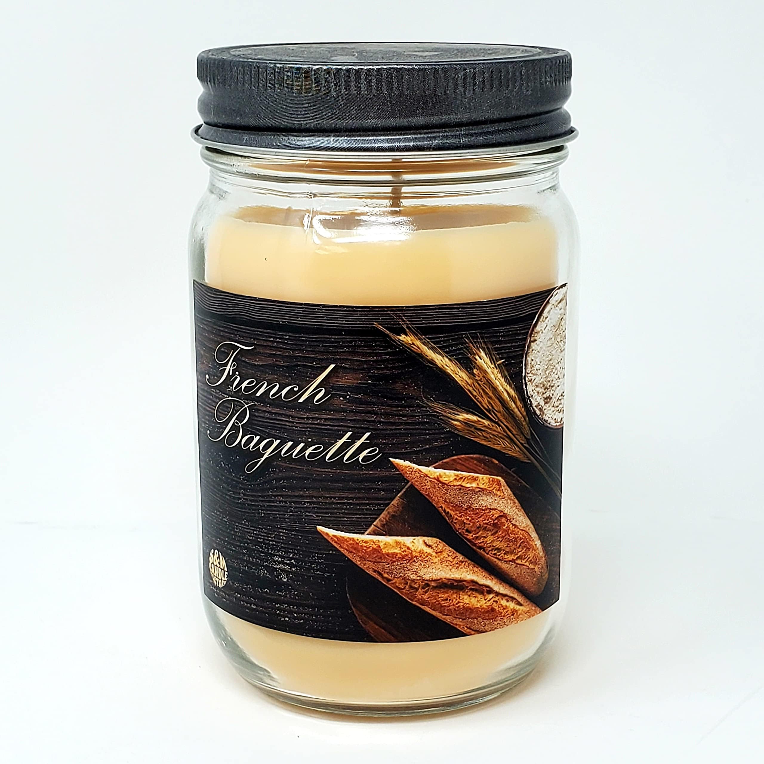 French Baguette Candle ~ Candle Factory 14oz All Natural Premium Soy and Coconut Wax Candles (French Baguette)