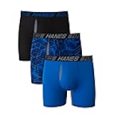 Men's Anti-Chafing, 3 Pairs, Cool & Breathable Cotton Pouch Underwear, Moisture-Wicking Boxer Briefs