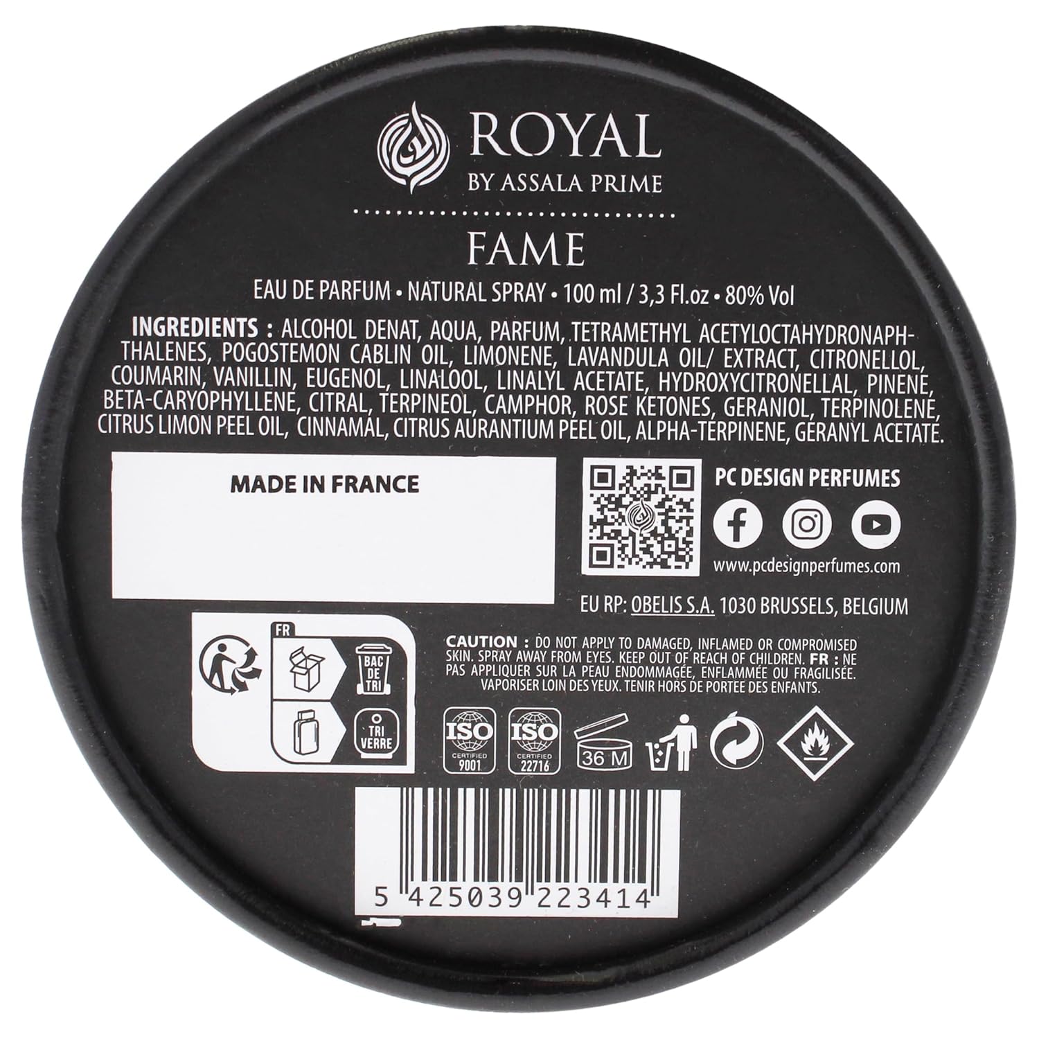 Assala Prime Royal Fame for Unisex - 3.3 oz EDP Spray - Image 5