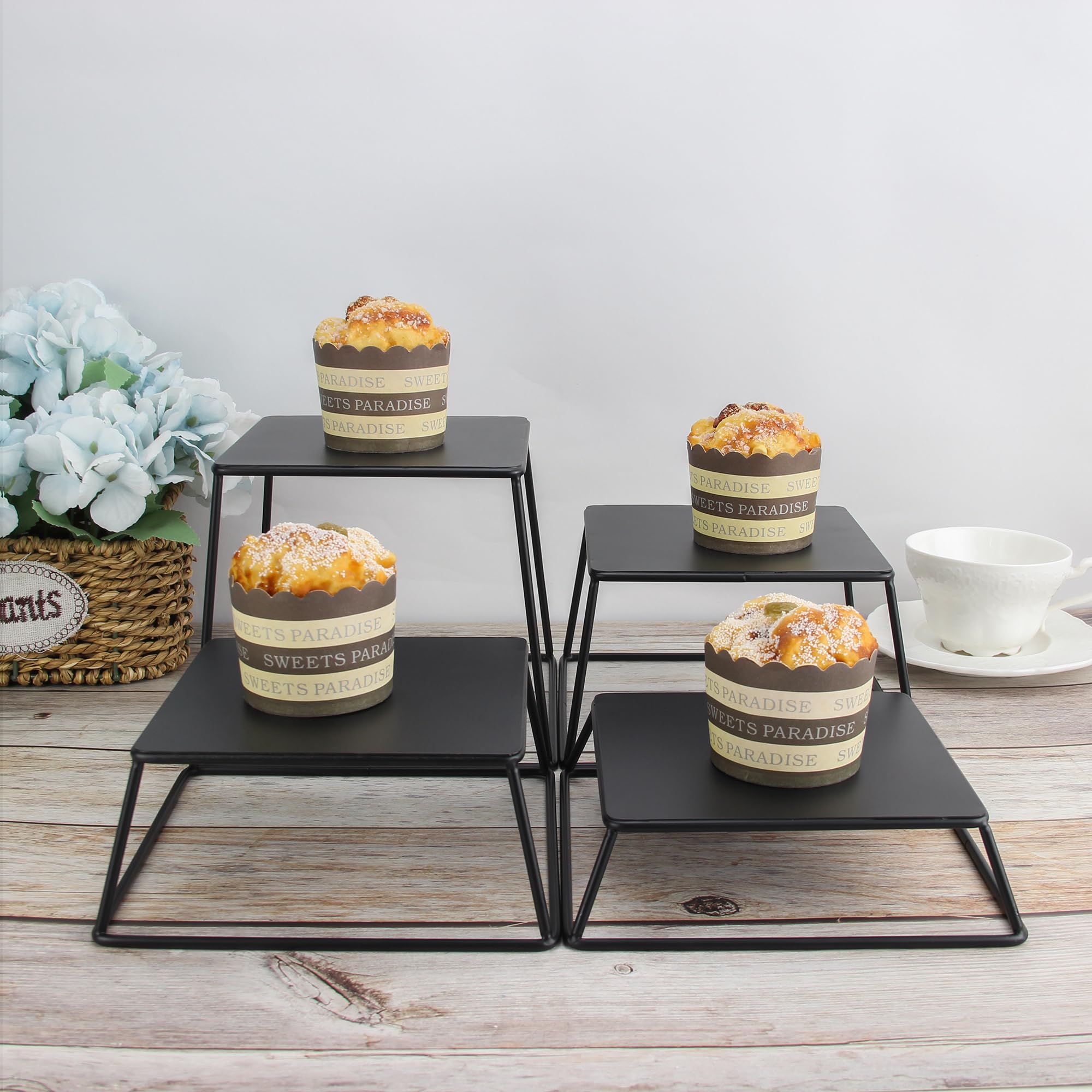 Snapklik.com : YFEEN Dessert Table Risers Display Stands Food Display ...
