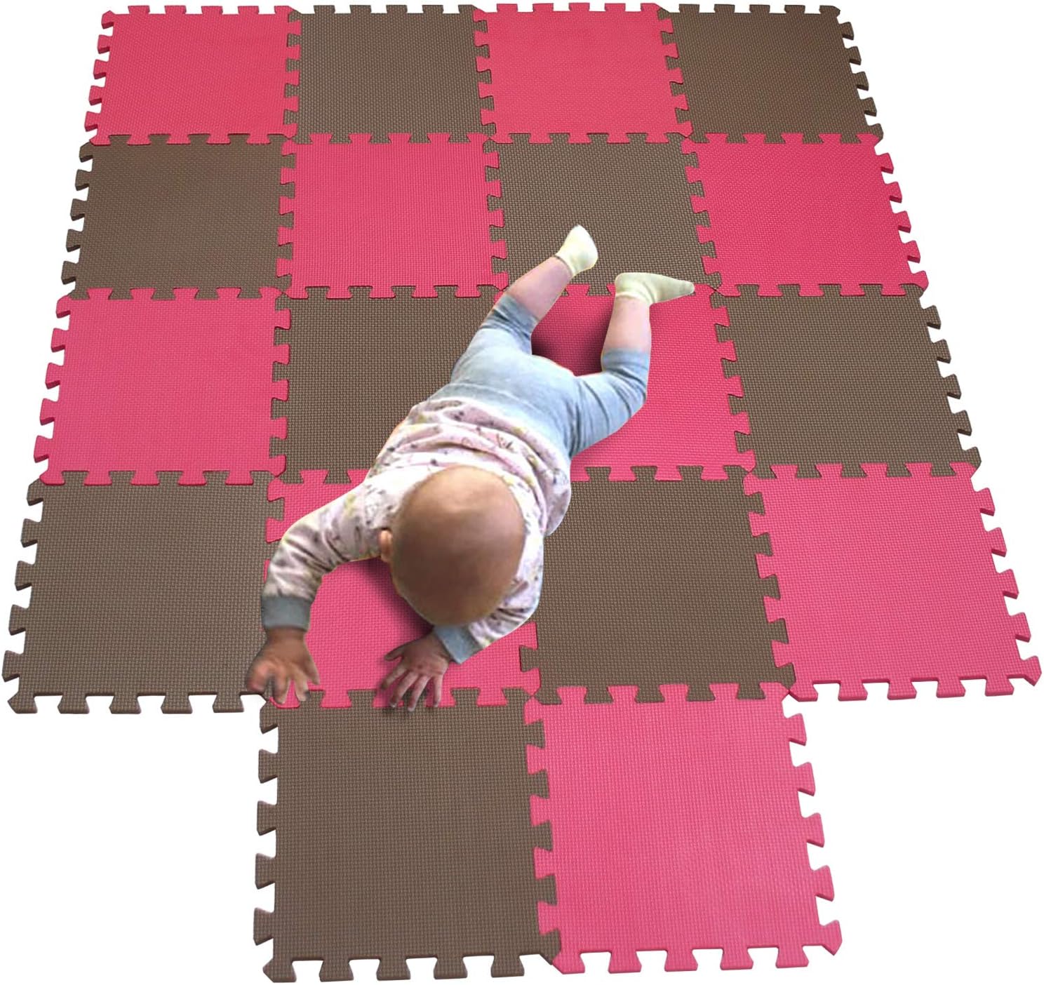 MQIAOHAM® children puzzle mat play mat squares play mat tiles baby mats