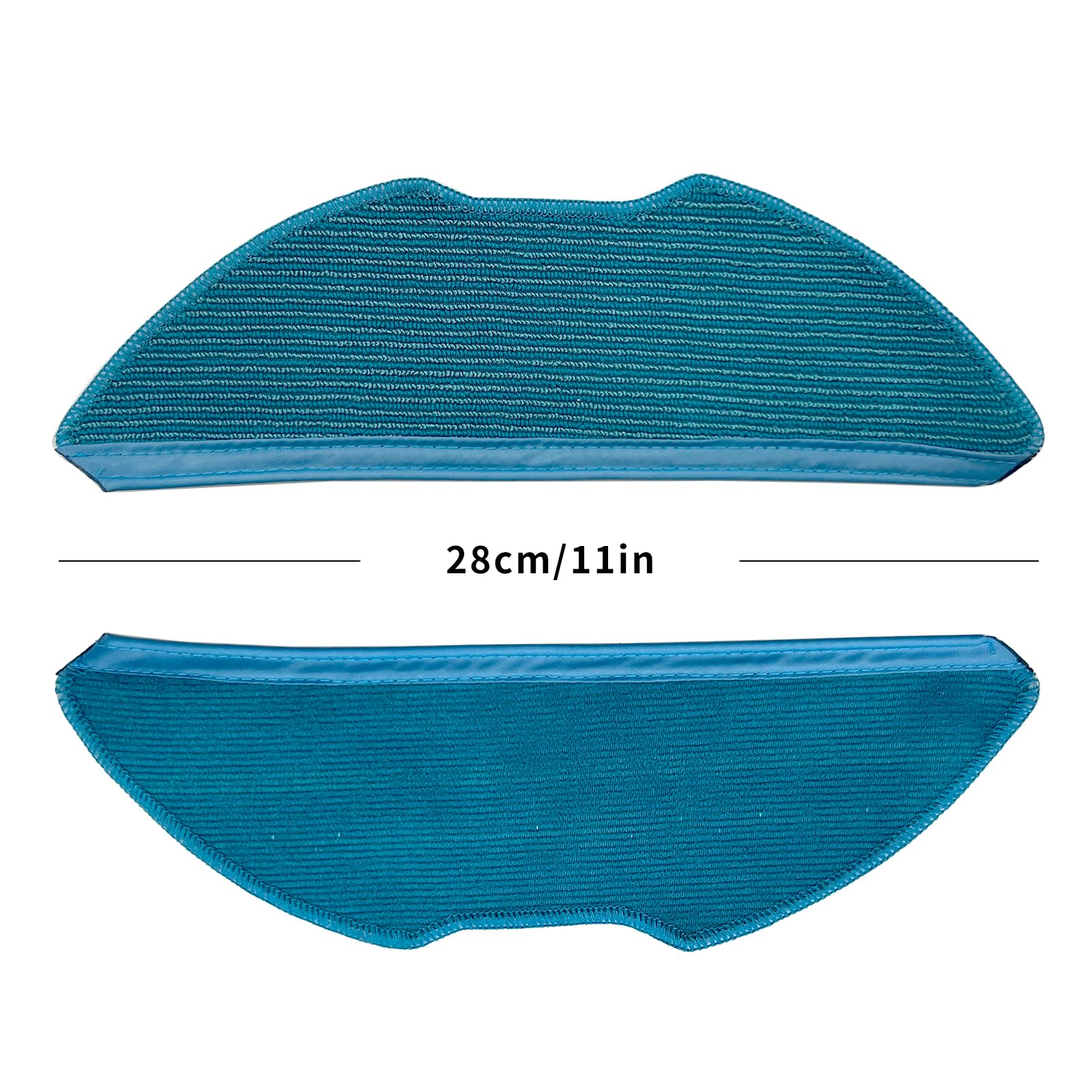 Zestaw 4 podkładek do mopa próżniowego kompatybilny z Philips Robot Homerun 3000 serii mop pady do odkurzaczy XU3100/01, XU3110/02, X3000/01, XU3000/02, XV1430/00