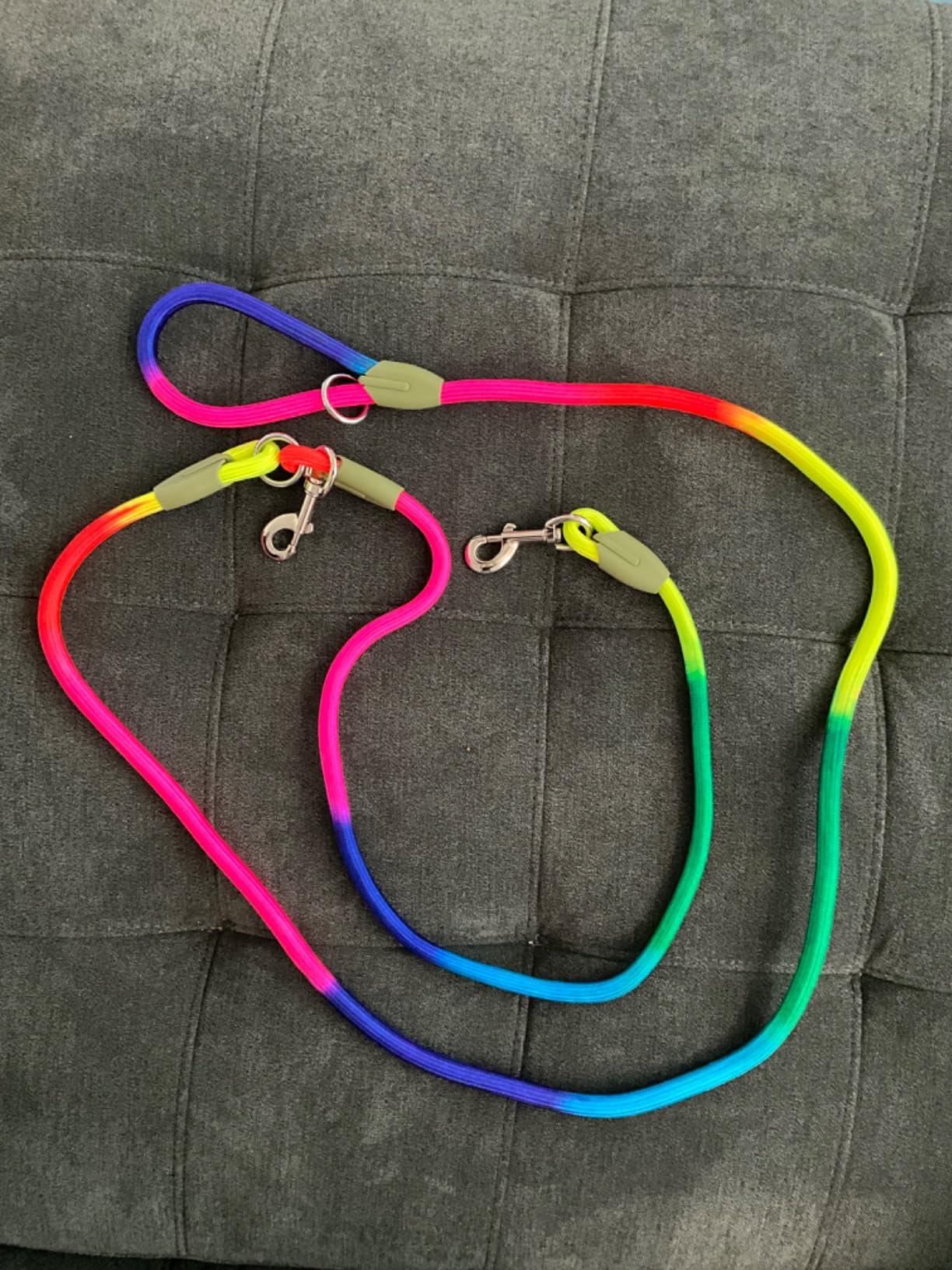 Hands Free Dog Leash Rope 8.5ft Crossbody Dog Leash for