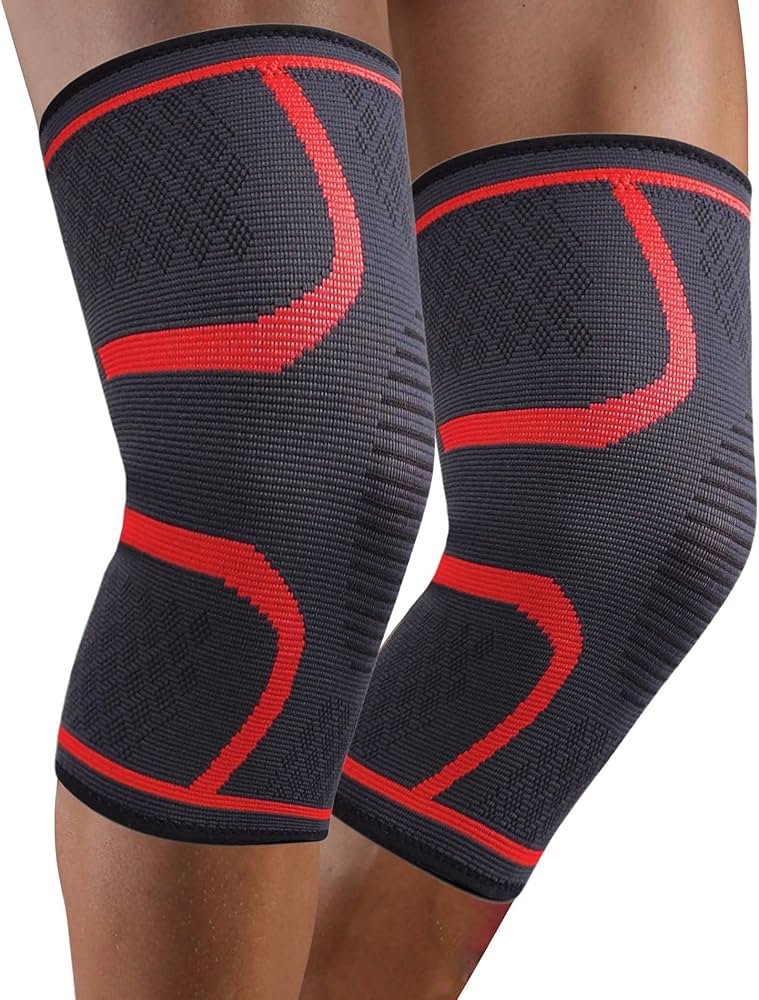 Amazon.co.jp: anddat 膝サポーター 2枚セット スポーツ ランニング