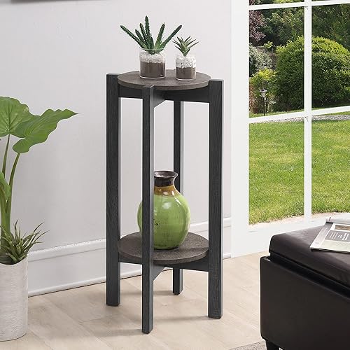 Miniatura 2 de Convenience Concepts Newport Deluxe - Soporte para plantas, cemento sintético  gris desgastado