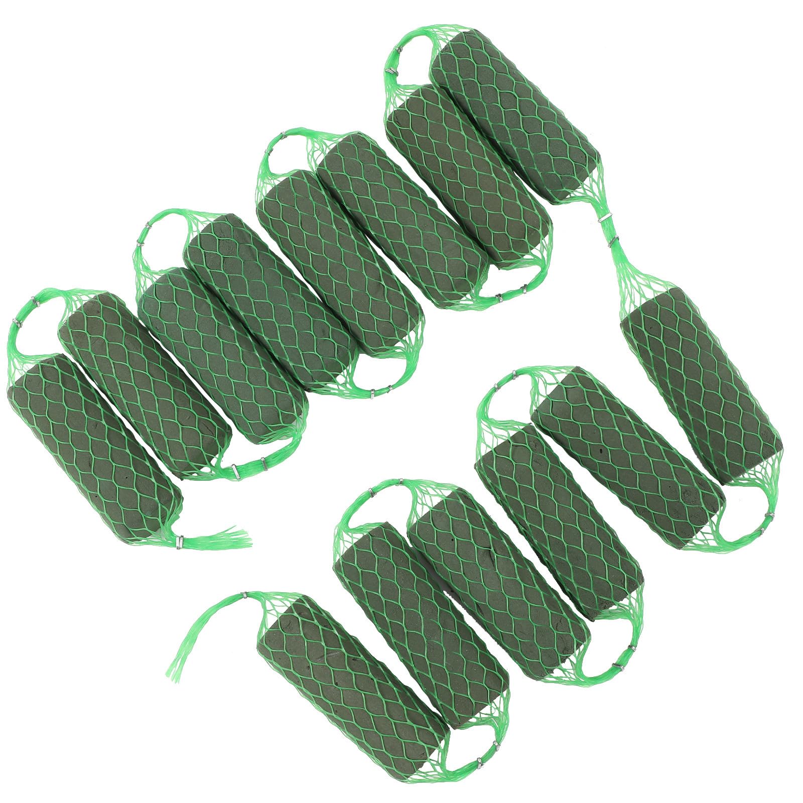 Bloc de mousse de fleur de saucisse vert matériau synthétique retenant l'eau