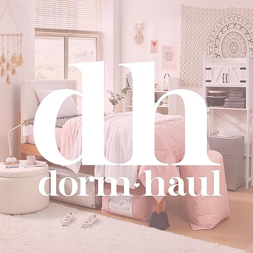 Miniatura 8 de Dorm Haul Cozy College - Juego de edredón - Ropa de cama individual XL - Leche de olmoavena