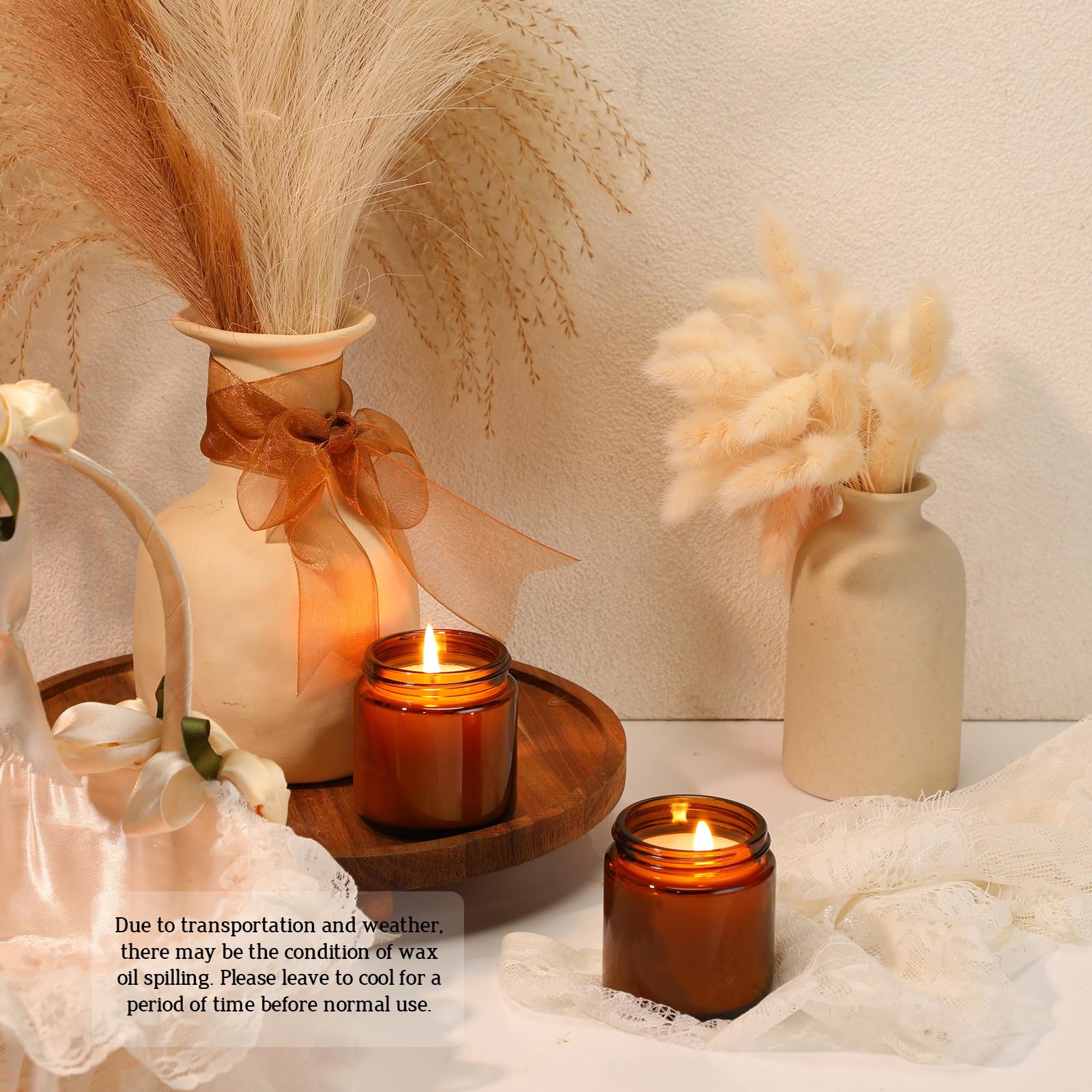 Yexiya 50 Stück Kerzen für Zuhause, 10 Düfte, Sojawachs, langlebig, Aromatherapie-Kerzen, Geschenk-Set, 100 ml, Lavendelglas, Kerzen, Entlastung und Entspannung, für Frauen und Männer, Valentinstag,