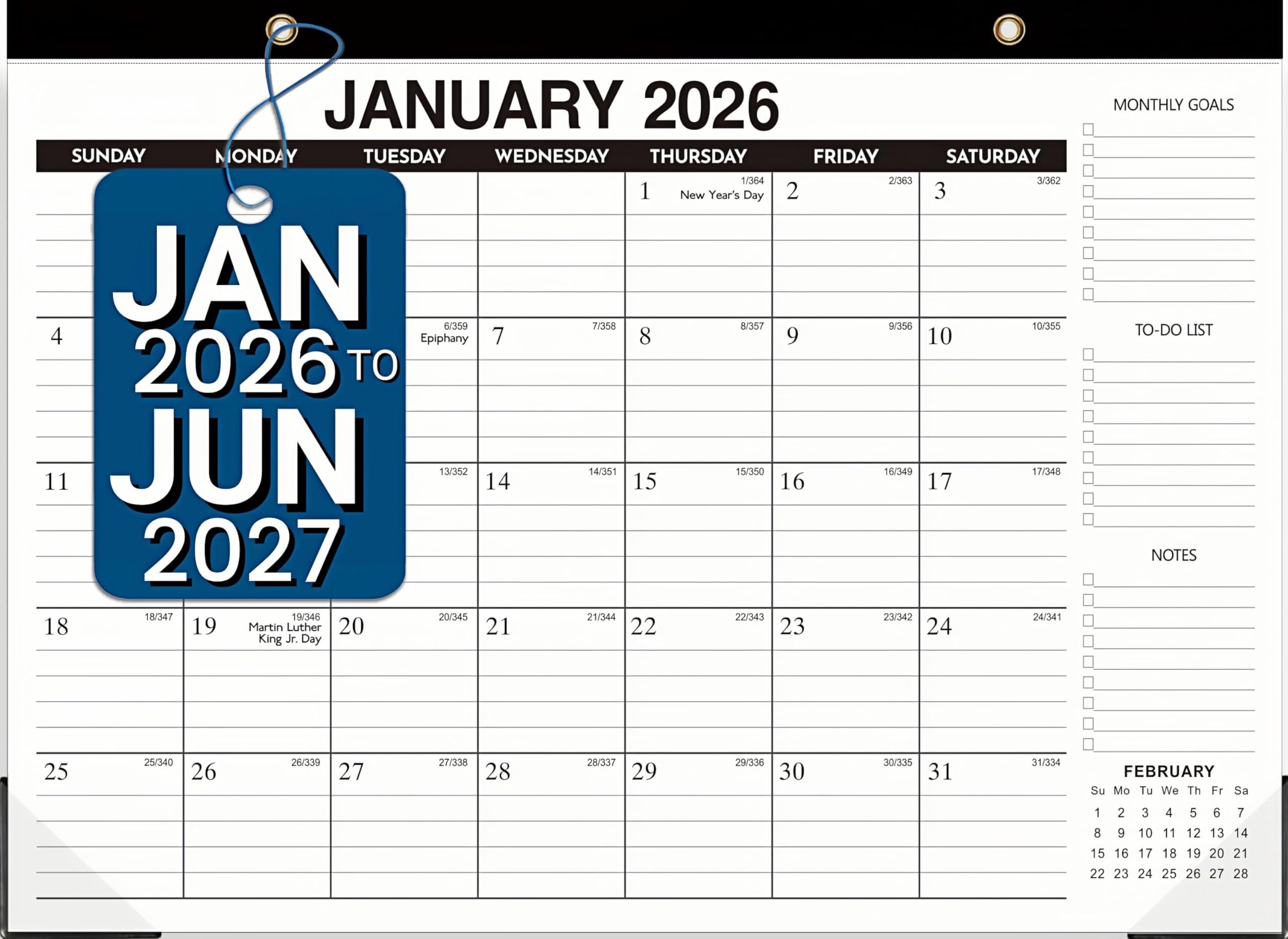 Locker.Ink | Transform Your Workspace with These Essential Desk Calendars VOVEA Desk Calendar 2026-27