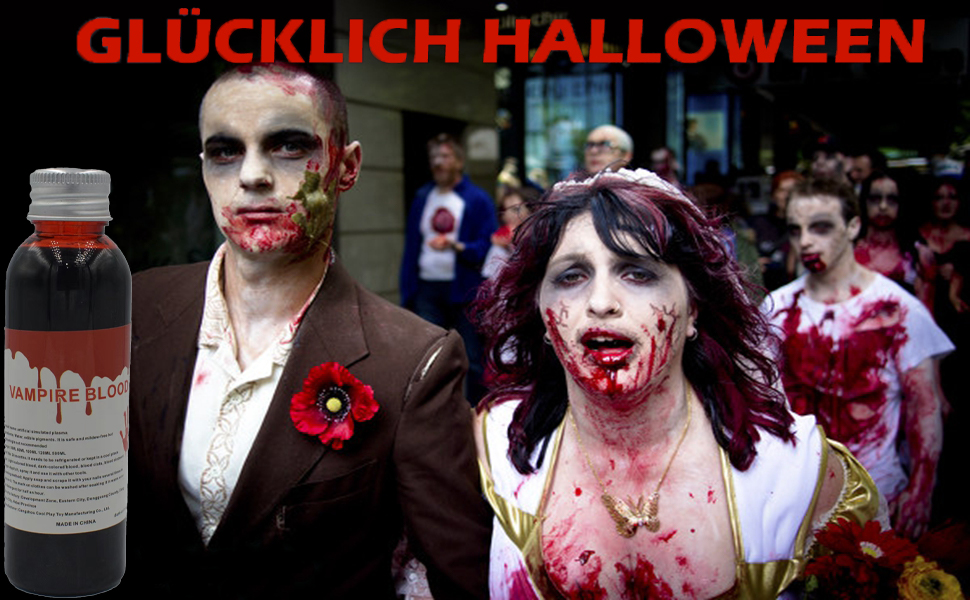 Halloween Kunstblut Creme - Realistisches SFX Makeup Für Zombie & Vampir Cosplay