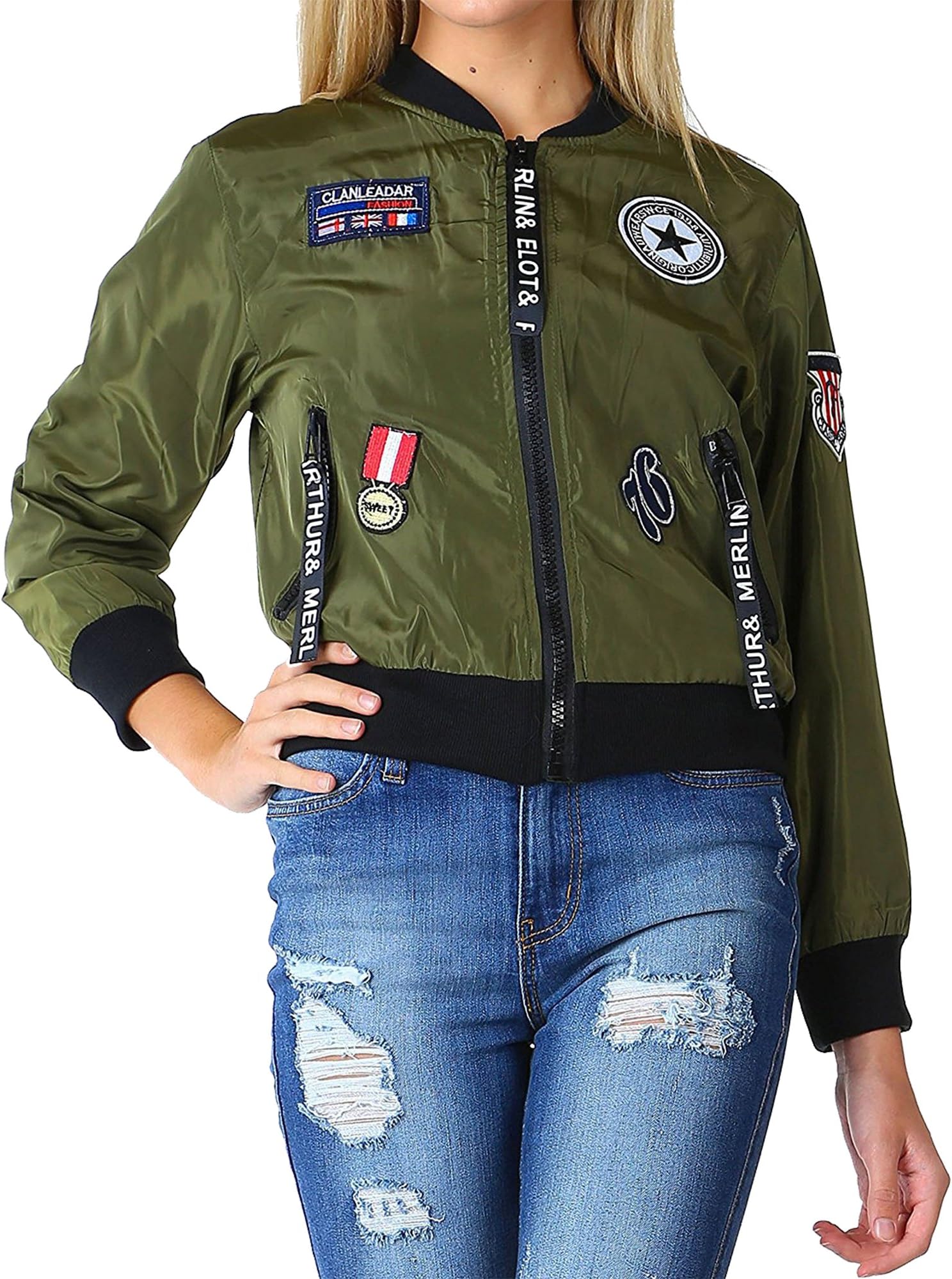 Solution Womens Cotton Junior Fit Pilot Jacket