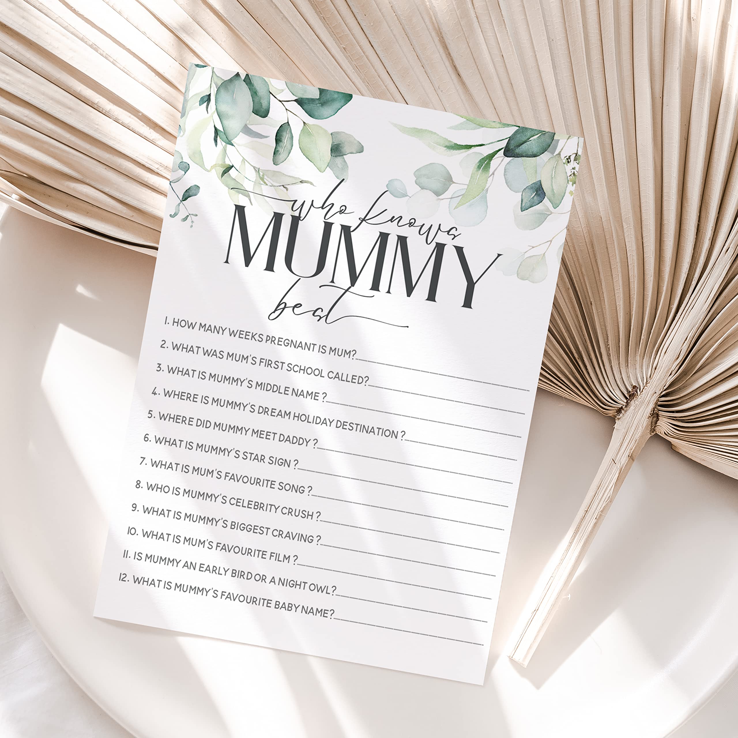 Lot De 20 Cartes De Prédictions Et De Conseils Pour Bébé, Activités De