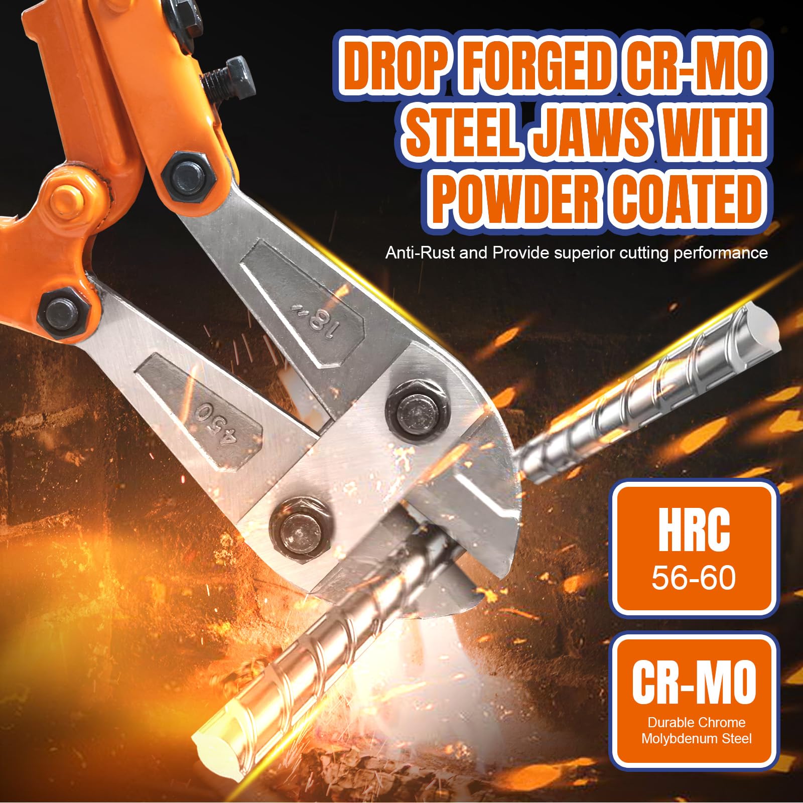 WADFOW Heavy-Duty Medium Size Bolt Cutter 18