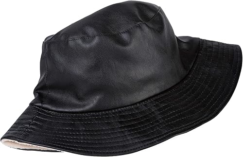 Miniatura 4 de ZLYC Sombrero unisex de moda para pescadores de piel sintética impermeable