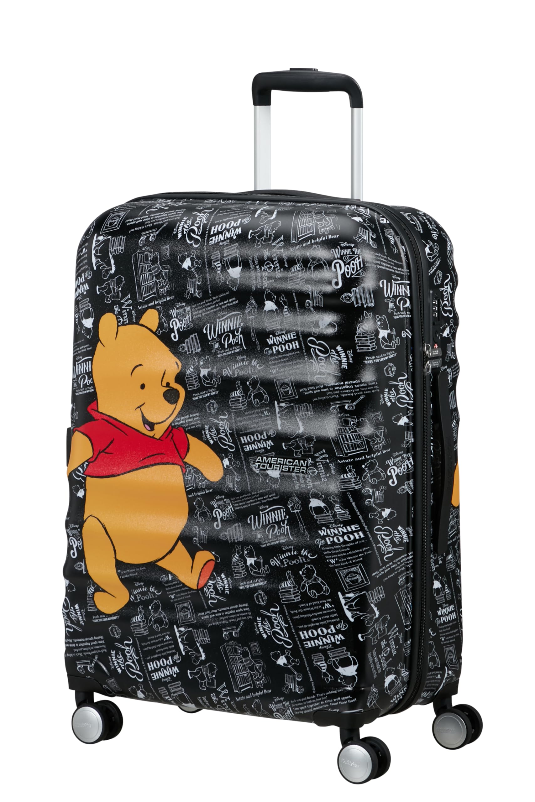 American Tourister Wavebreaker Disney FL - Spinner M, Case, 67 cm, 64 L, Multicolor (Winnie The Pooh)