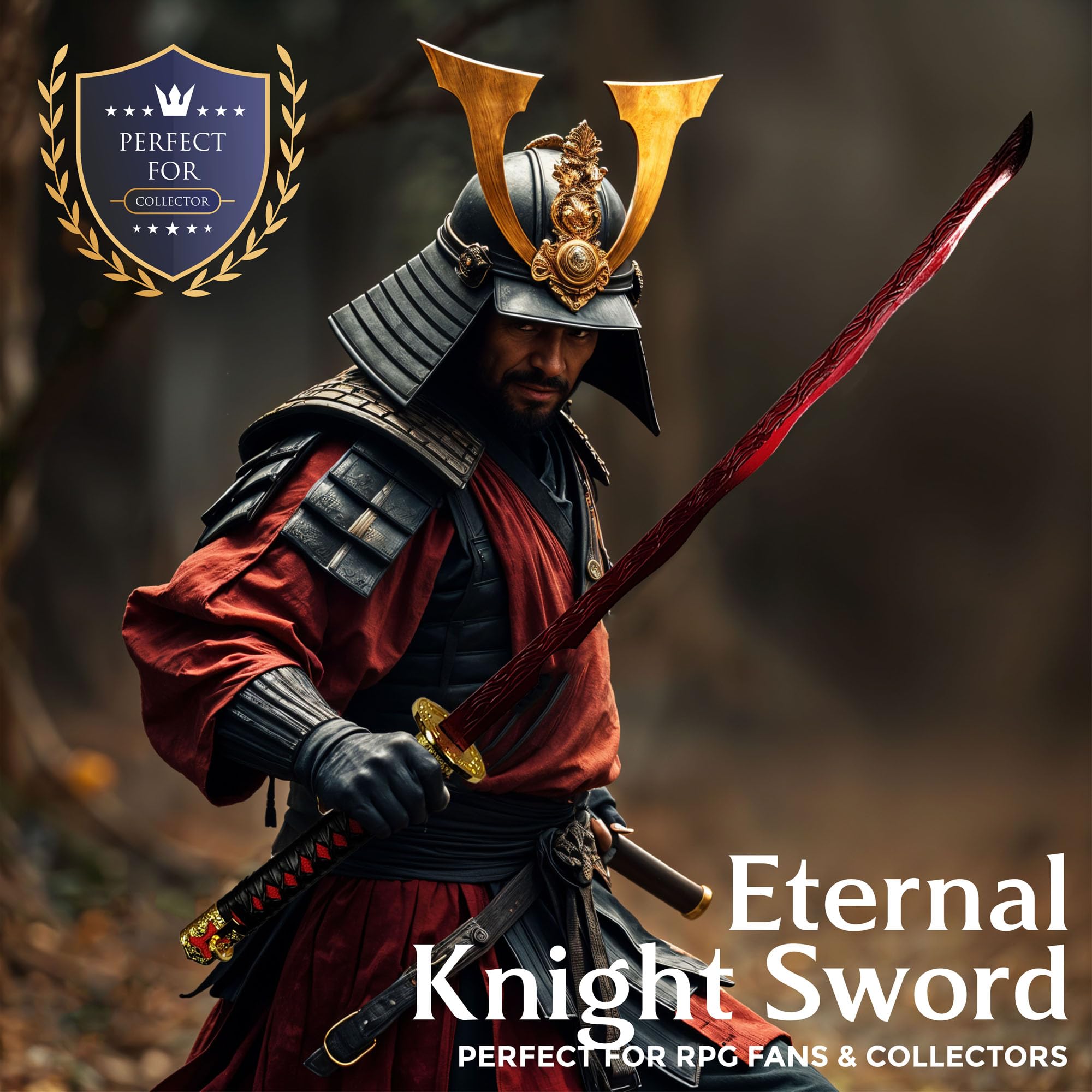 Elden Ring Schwert & Katana Repliken | Gamer Sword | Sammlerschwert & Cosplay Gamer Merch Zubehör Spiel | Fans und Cosplay