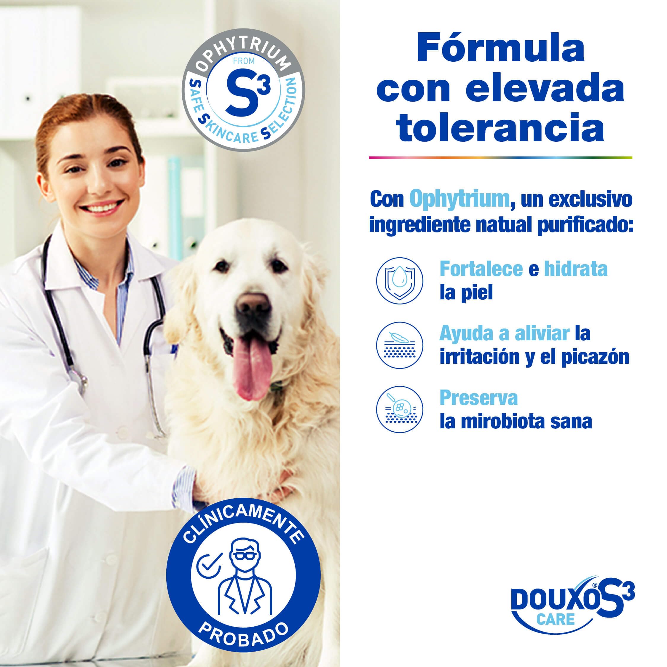 Douxo S3 Care - Loción Auricular para Perros y Gato - Higiene - Uso frecuente (120 ml)