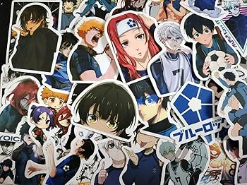 Amazon.co.jp: 50枚入り ブルーロック ステッカー 人気アニメ