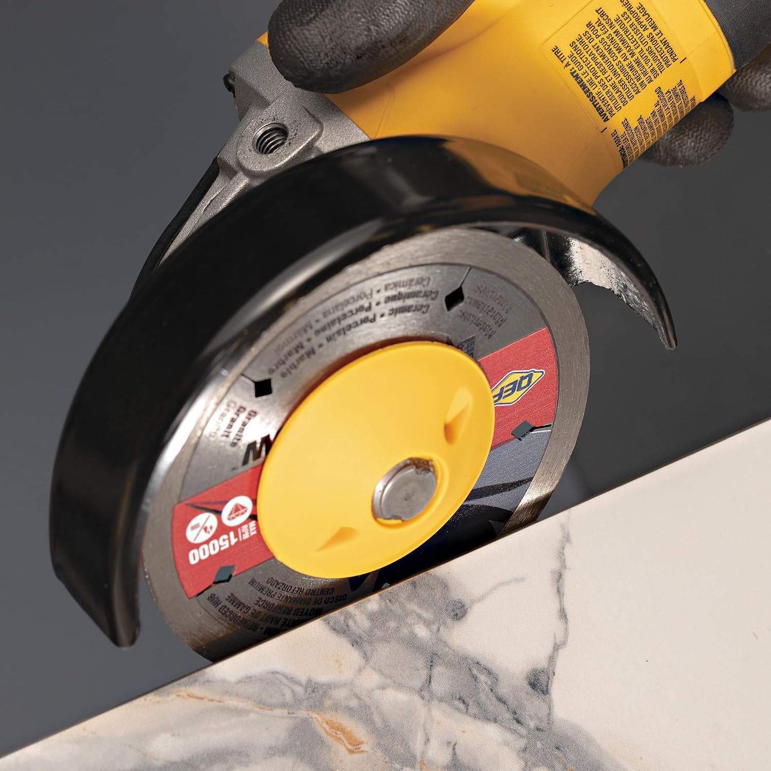 QEP 10476 Grind Shield Plastic Grinder Flange Nut for Tile with 5/8"- 11 Thread Arbor for Angle Grinders (3 Pack)