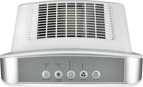 Miniatura 8 de GermGuardian AC5900WCA 3-en-1 Purificador de aire para habitaciones grandes, filtro HEPA, desinfectante UVC, hasta 338 pies cuadrados, el limpiador