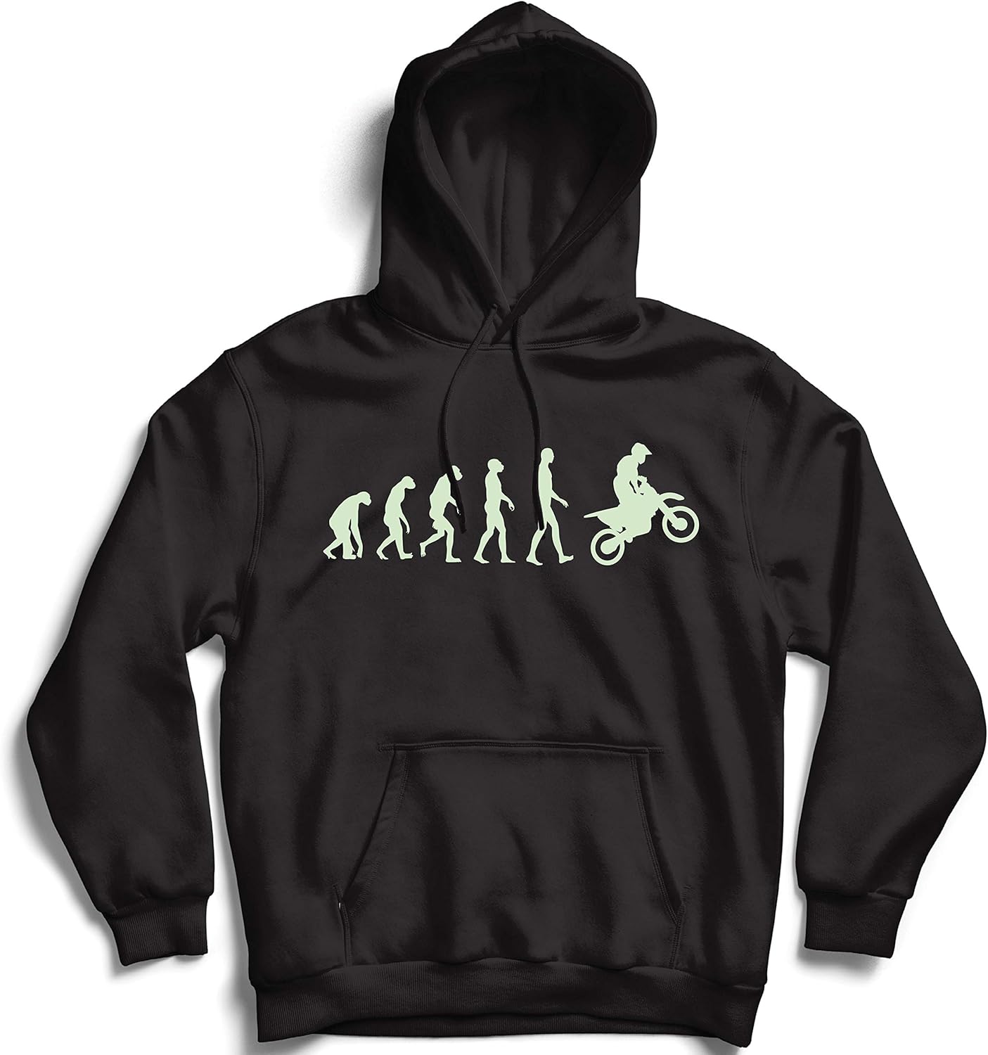 lepni.me Hoodie Sweatshirt Motocross Evolution Dirt Bike Motorcycle Gear Racing Wear Motorbike Off-Roading