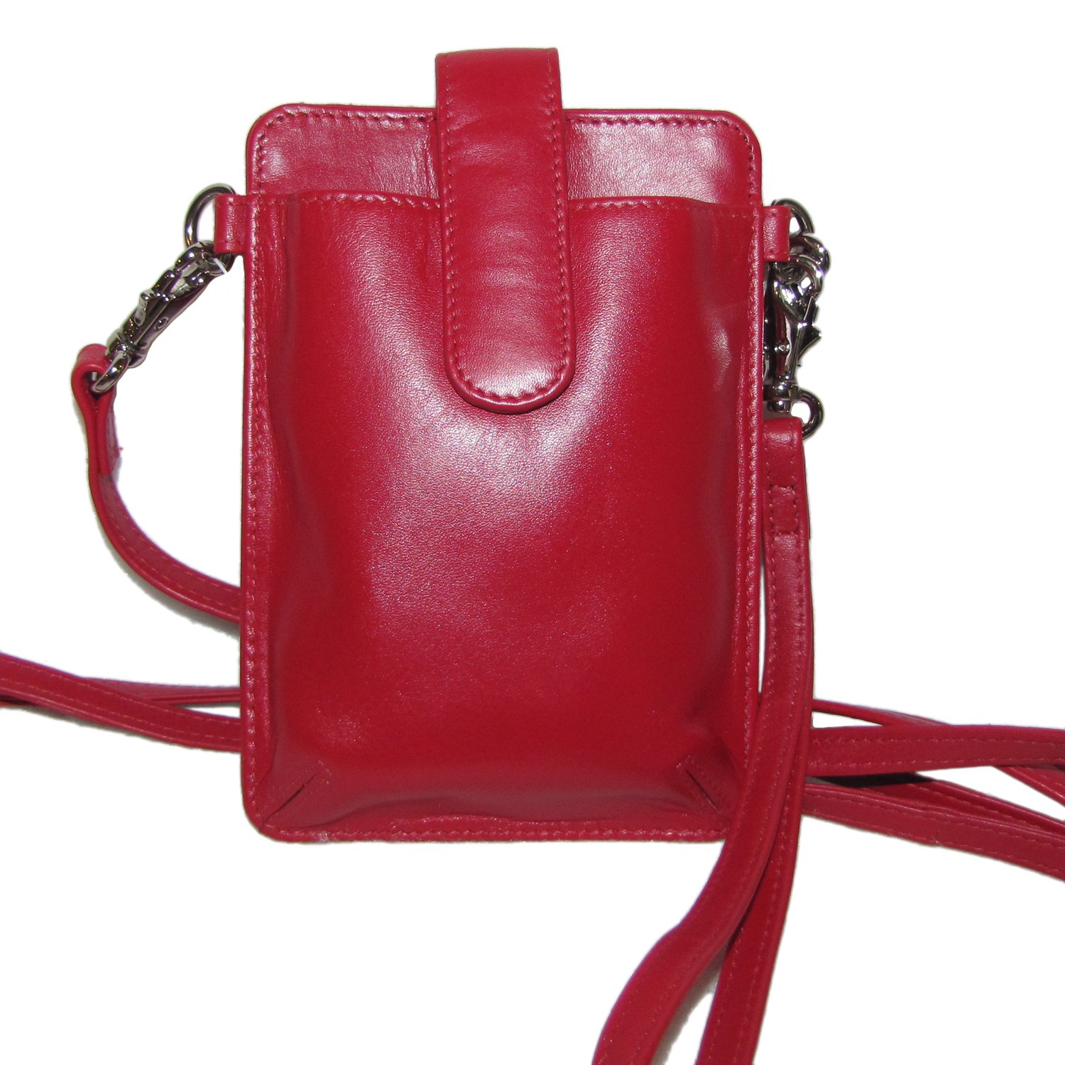 Leather Phone Super Case Wristlet Wallet,One Size,Red