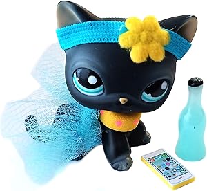 happyblockbuilder LPS Accessories Miniature Dollhouse Compatible with Littlest Pet Shop Clothing Outfits Craft Sets Random Gift Bag Lots; Pets NOT Included (Party 5pc.)