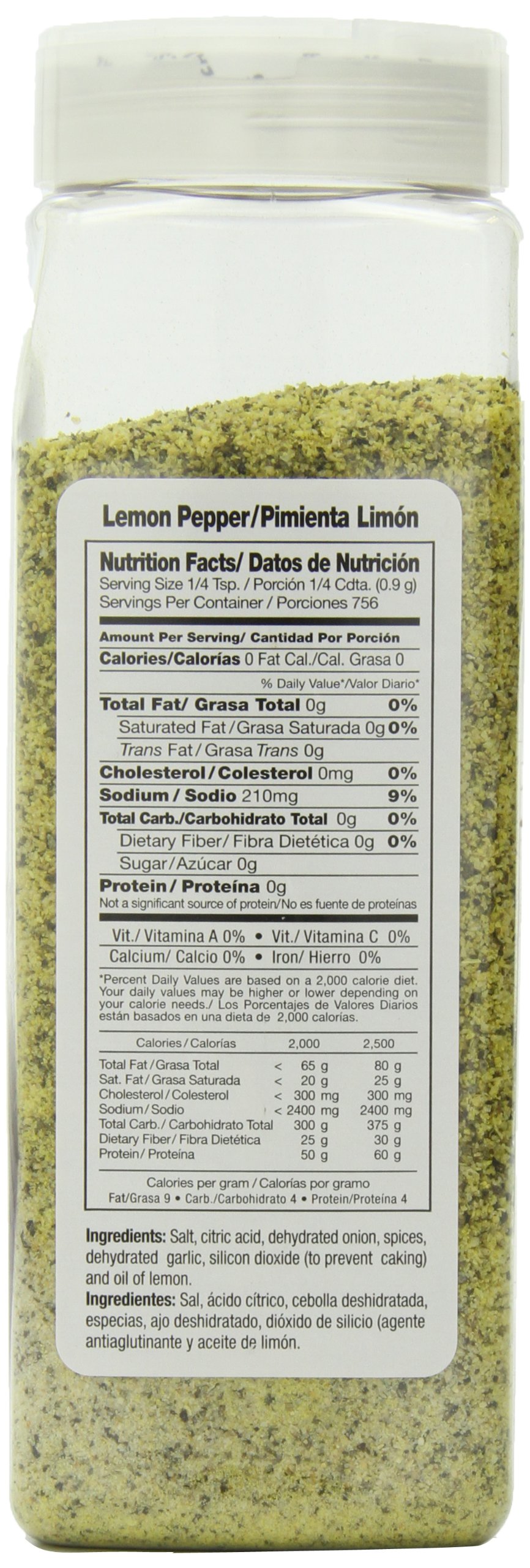 Badia Lemon Pepper, 1.5-pounds (Pack of 6)