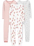 Kids&apos; 3-Pack Snug Fit Footless Cotton Pajamas