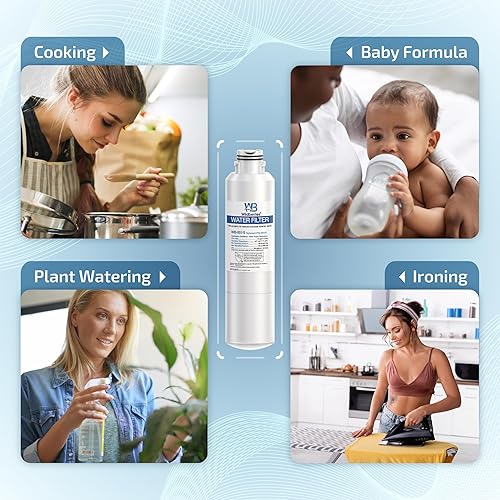 Miniatura 8 de Wildberries DA29-00020B Reemplazo para filtro de agua Samsung DA97-08006A, RS25J500DSR, RF23J9011SG, RF23J9011SRAA, RF263TEAESG, RS25J500DSG,