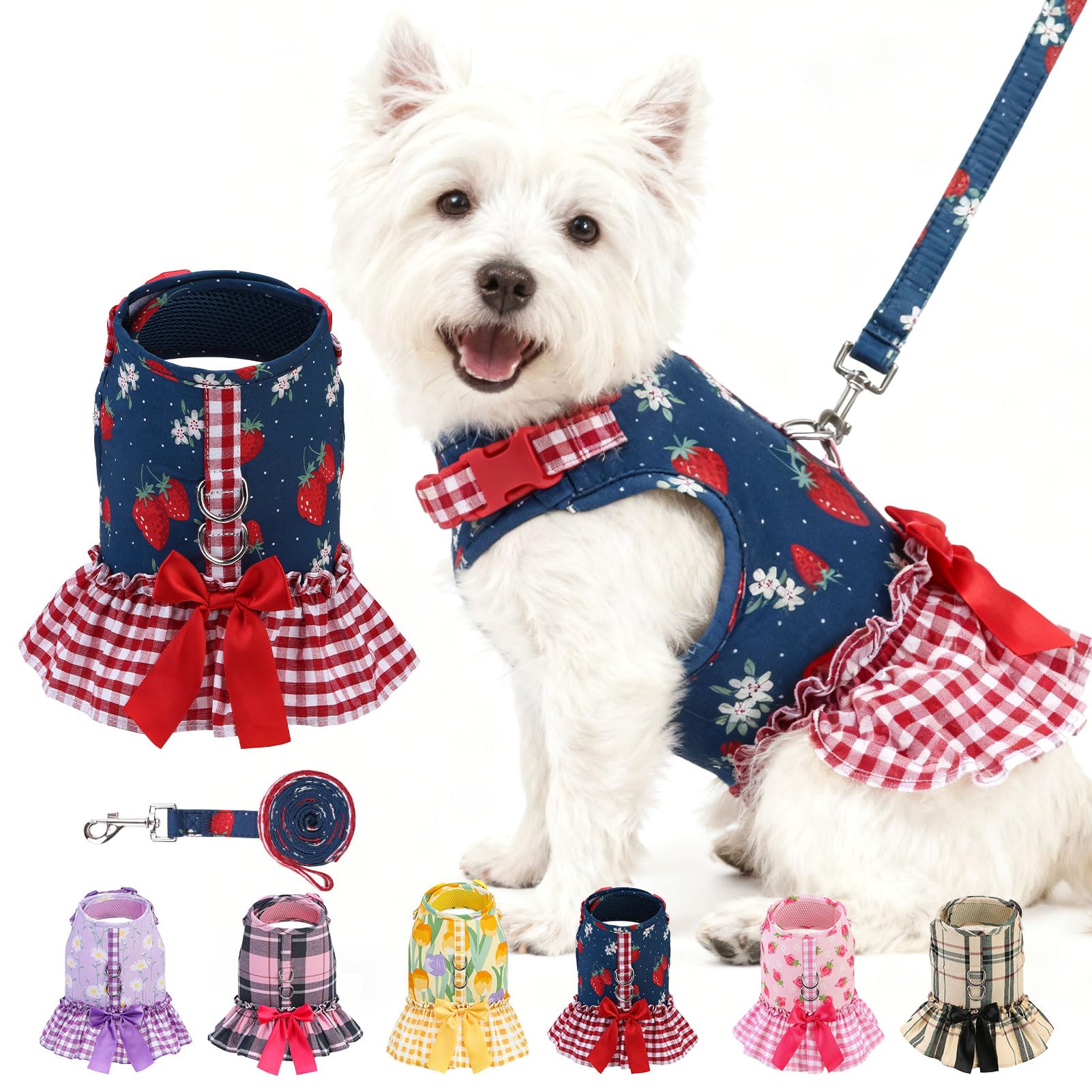 EXPAWLORER Dog Harness Small Medium Sized Dogs No Pull Step-in Vest