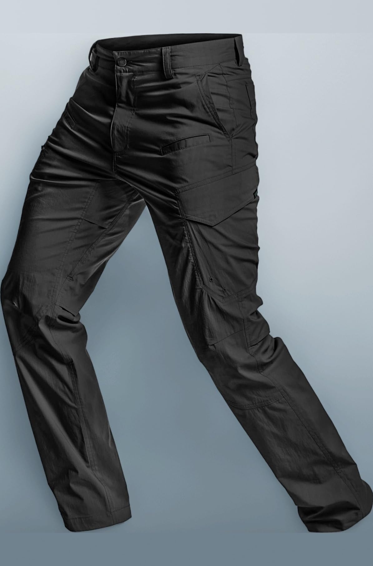 CQR Men's Quick Dry Tactical Pants Water Resistant Outdoor Lightweight Stretch Cargo Work Hiking