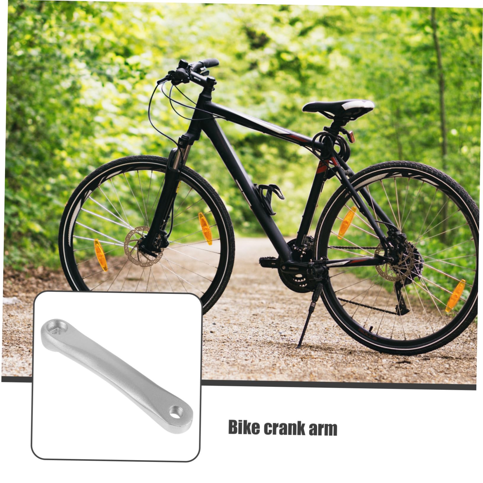 ifundom Fahrrad Kurbelarm Aluminiumlegierung Stabiler Linker Kurbelarm Einfache Montage für Mountainbikes Klappfahrräder und Langlebig und Robust für Reparaturen und Upgrades