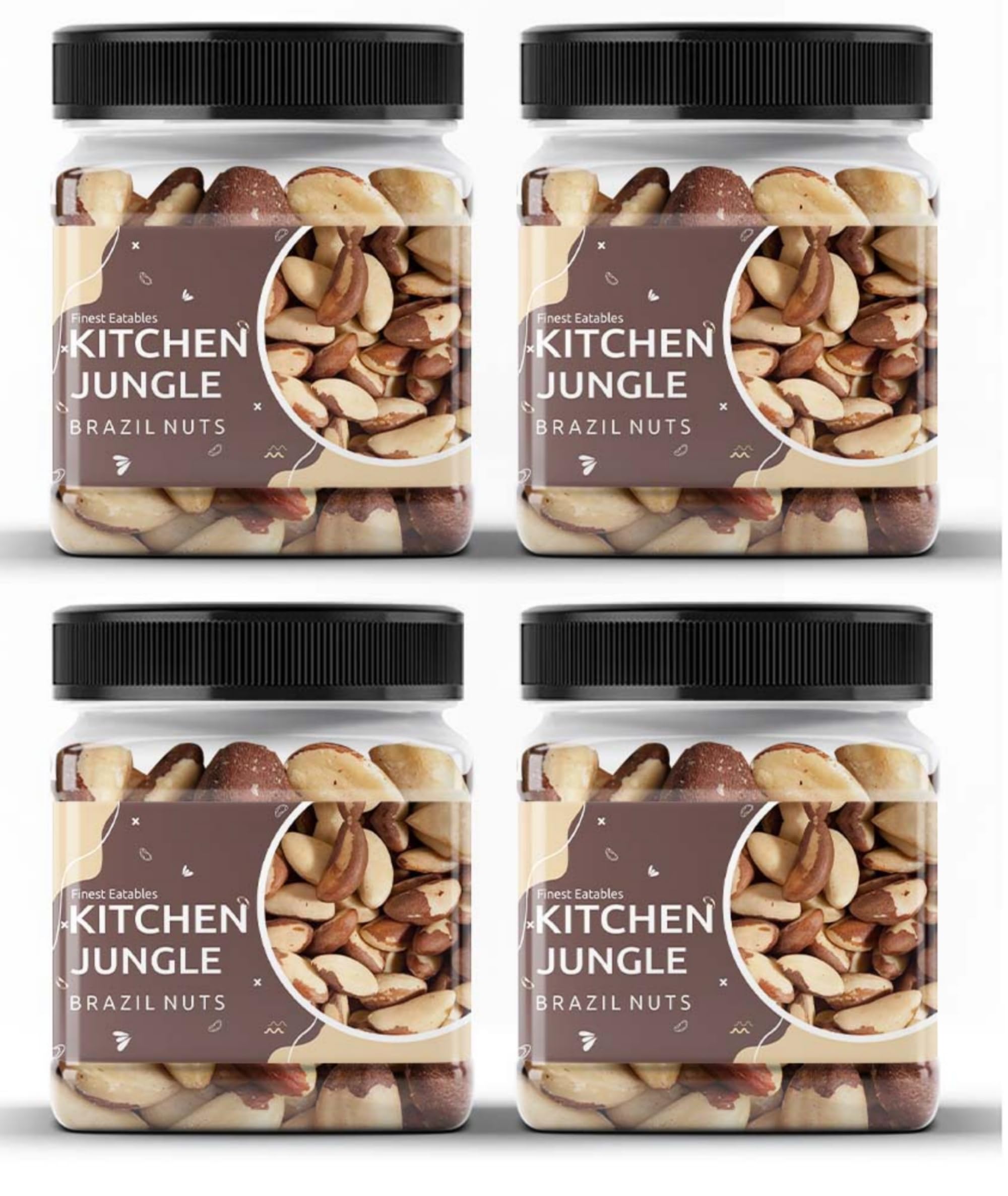 Kitchen Jungle BRAZILNUTS (250gm jar Pack of 4) (B0CBQ35Y5W) Amazon Price History, Amazon Price Tracker