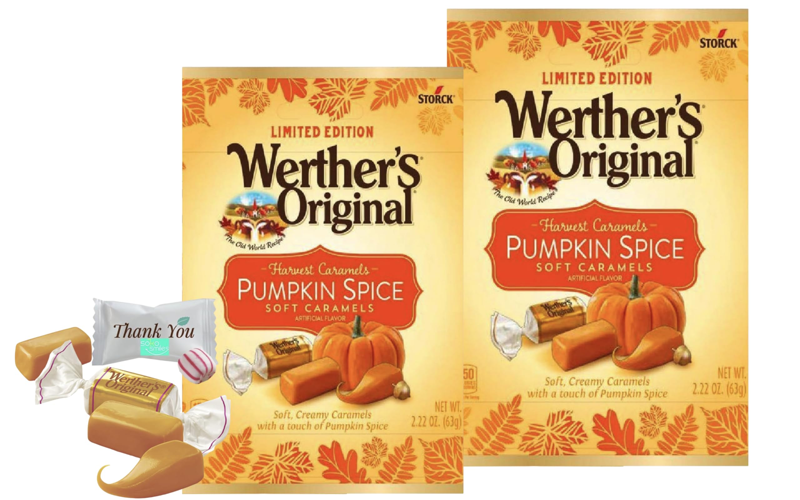 Amazon.com : Werther's Original Soft Harvest Pumpkin Spice Caramel