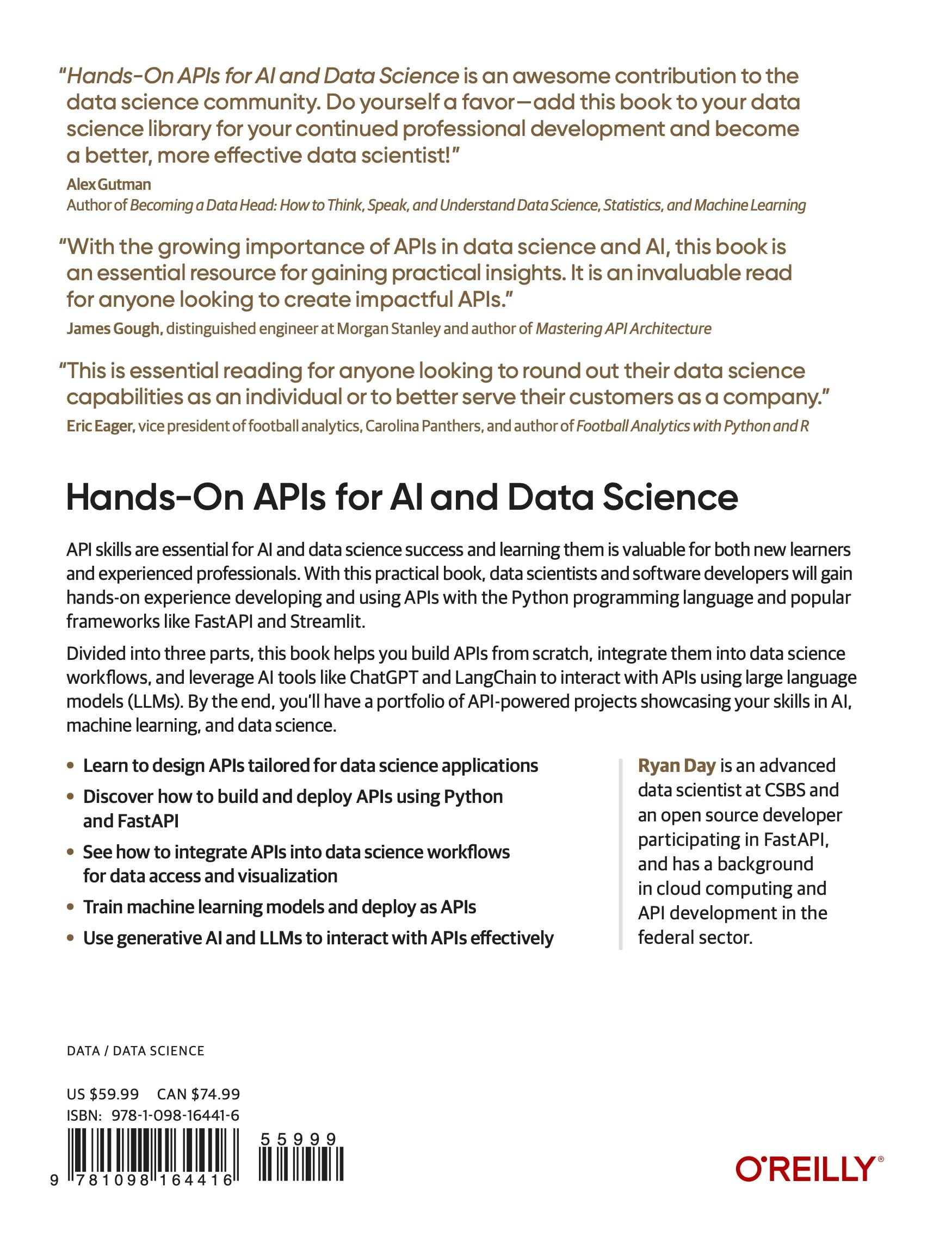 Hands-On APIs for AI and Data Science: Python Development with Fastapi